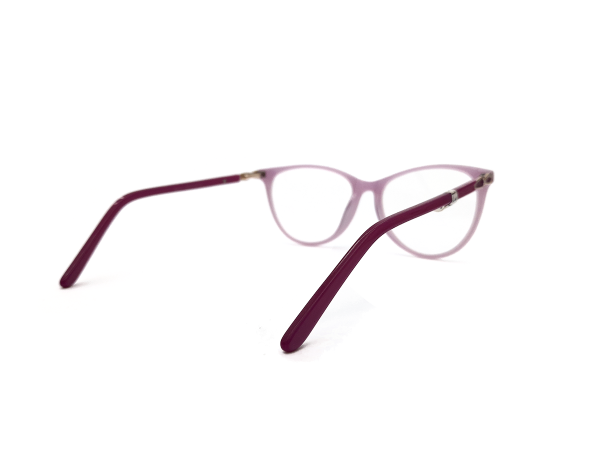 Gafas para mujer estilo redonda, color lila - Imagen 3