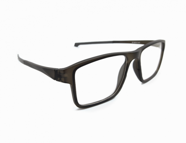 Gafas para hombre estilo cuadrado, color gris mate - Imagen 2