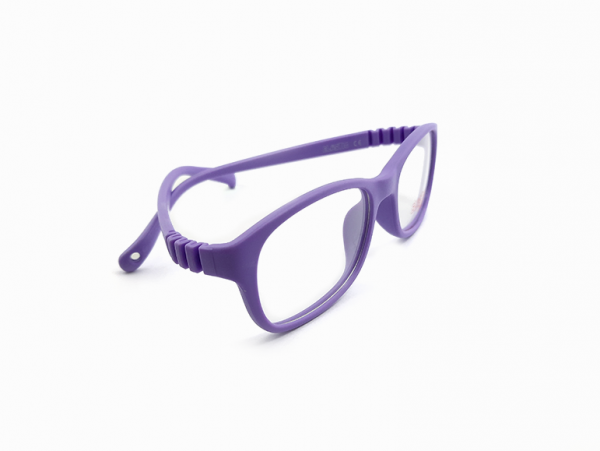 Gafas para niños estilo rectangular, color lila - Imagen 2